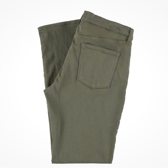Green khaki J Brand Kane Straight leg pants - Picture 3 of 9